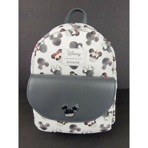 Loungefly Mickey Mouse Minnie Mouse Cupcake Mini Backpack FAUX LEATHER New